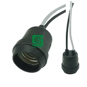E27 Base Lamp Holder Waterproof Lamp Holder E26 Screw Lampholder Outdoor Waterproof E26 E27 Medium Base Light Socket