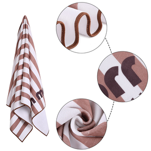 Cá nhân thiết kế lớn cát miễn phí sọc tùy chỉnh in bông tắm bãi biển khăn tắm - Product Image 2