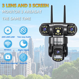 JOAREON yeni V380Pro ağ 6MP gerçek üçlü Lens Wifi açık güvenlik PTZ kamera ev kablosuz IP üçlü ekranlar kamera - Product Image 2