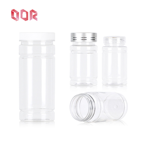 Flacon capsule transparent coloré personnalisé de 80 ml, emballage pharmaceutique, flacon en plastique PET pour produits de santé avec bouchon à vis - Product Image 6