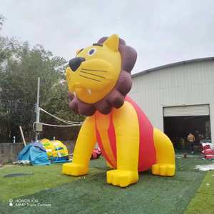 Riesige Werbung Aufblasbarer Löwe Modell Werbung Aufblasbarer Cartoon Löwe Aufblasbarer Löwe Mit Licht - Product Image 2