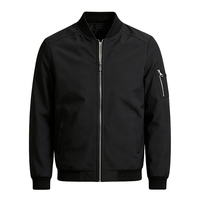 Blousons bombardiers vierges pour hommes avec logo personnalisé vêtements d'extérieur légers et décontractés manteau de sport veste de baseball respirante