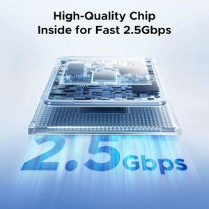 UGREEN สวิตช์เครือข่าย 2.5Gbps, ฮับแยกอีเธอร์เน็ตแบบไม่ต้องจัดการ 5 พอร์ต, แบบเสียบใช้งานได้ทันที, ไม่มีพัดลม, ติดตั้งบนโต๊ะหรือผนัง, รับประกันตลอดอายุการใช้งาน - Product Image 6