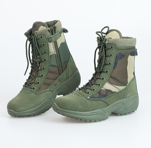 Botas Duraderas para Desierto TSB009 en 3 Colores: Camuflaje Desértico, Camuflaje Verde Bosque, Verde Caqui y Negro - Product Image 3