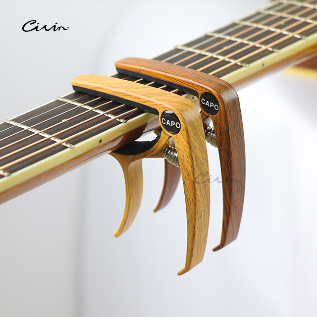 High Quality Custom Durable Zinc Alloy Guitar Capo with Key Change Function for Acoustic/Electric Guitar