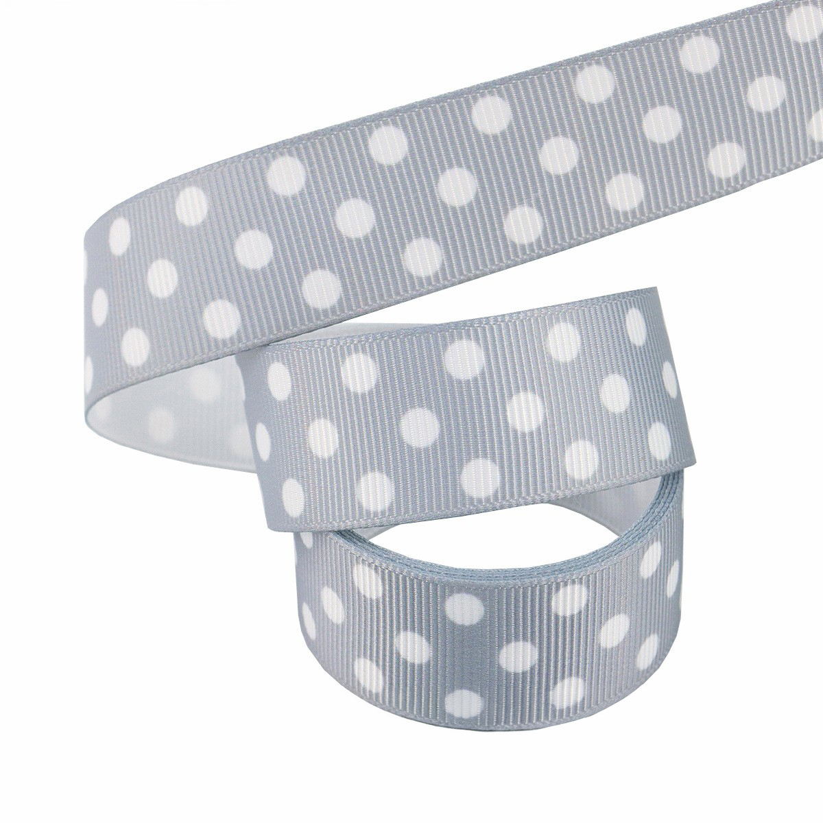 Gris à pois-2,2 cm * 10 mètres