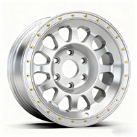 Jantes en aluminium BZY 17x10J -12 J Offset Beadlock 30mm ET forgées pour camions 6x139.7 8x170 Nouvelles 35/40mm ET 100mm pour la course de dragster