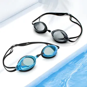 Aolikes yumuşak silikon aynalı kaplama Anti sis yüzme gözlükleri yetişkin su geçirmez Arena rekabet yüzmek gözlük