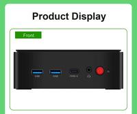 BKHD NUC MiniPC N100 N150 2*2,5G Enther Fiber 4G/WIFI/BL Caja de plástico Firewall Gateway Host X86 Home Office