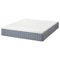 Matelas Hybride de Luxe Hôtelier Orthopédique en Mousse à Mémoire de Forme, Taille King, Ressorts Ensachés Compressés, Livré Roulé dans une Boîte