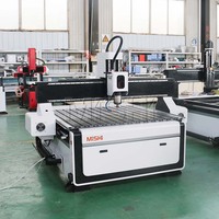 Machine de fraisage CNC 1212, zone de travail 1200x1200mm, broche refroidie par eau 3.2kW, table à rainures en T pour la découpe du bois et du MDF