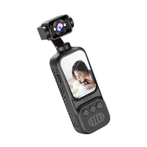 Cámara Corporal 2K con Micrófono Externo, Mini Cámara de Video y Audio de Bolsillo 270 °   Cámara Giratoria <span class=keywords><strong>para</strong></span> Deportes al Aire Libre, Ciclismo, Viajes y Vlogging - Product Image 3