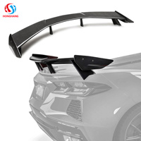 Aileron arrière de coffre en gros pour Chevrolet Corvette C8 2020-2024, style Z51, ABS noir brillant, kit carrosserie haute performance