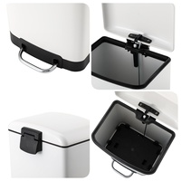 SY moderne grande poubelle appuyant sur le Type en acier inoxydable pédale poubelle poubelle pour cuisine salle de bain ménage