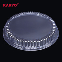 KARYO 321-2 - Boîte transparente jetable en PET, emballage en plastique transparent pour fruits pré-coupés, viande fraîche, légumes