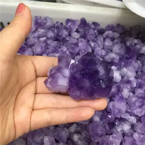 天然紫水晶标本紫水晶花簇批发风水紫色紫水晶晶体