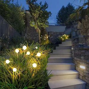 Luz de jardín <span class=keywords><strong>solar</strong></span> impermeable 6/8/10 cabezas camino luciérnaga lámpara jardín luz Led al aire libre césped Led <span class=keywords><strong>Solar</strong></span> luciérnaga jardín Luz - Product Image 4