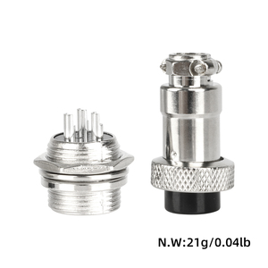 GX16 3-Pin Male & Female Aviation Connector Set <b>Plug</b> Socket Terminal <b>Charging</b> Connector for Electric Scooter - Product Image 2