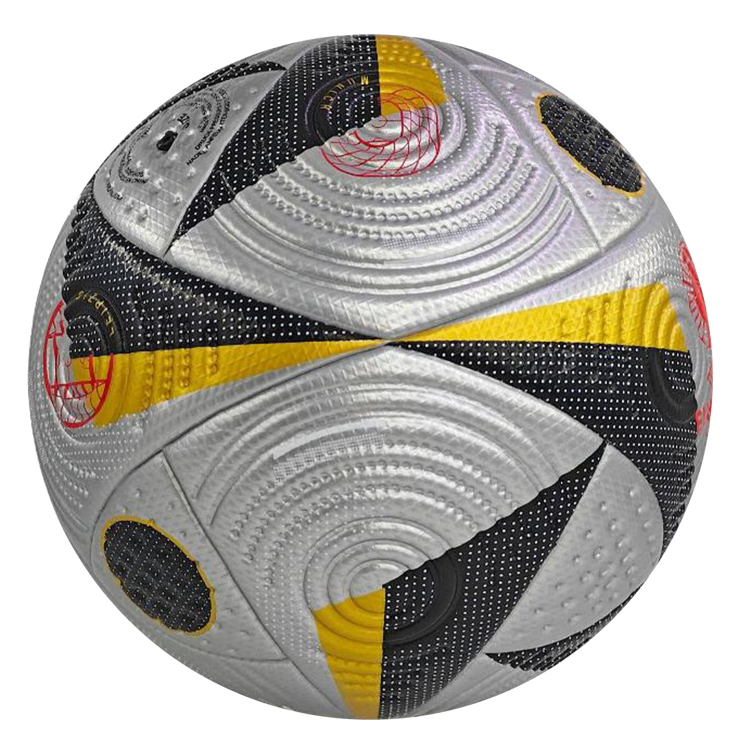 Triangle rond en peau d'argent