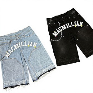 Shorts en jean pour homme Macmillian, taille haute, style cargo, déchirés, respirants, séchage rapide, imperméables, mode printemps-été - Product Image 5