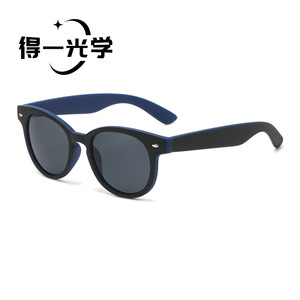 Round Frame <b>Sunglasses</b> Black PC UV400 Unisex Outdoors - Product Image 3