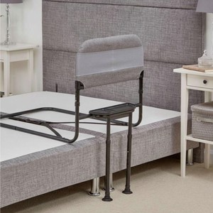 Steel Assistance Bedside Guardrail <b>Metal</b> <b>Frame</b> <b>Double</b> Lock System with Height Adjustable Legs Customized Color TW Origin - Product Image 1