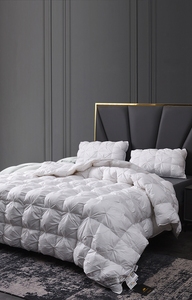 Couette en duvet de plumes, taille <span class=keywords><strong>King</strong></span> et Twin, blanche, pour hôtel et maison, literie de luxe chaude, couette toutes saisons, plumes artificielles - Product Image 6