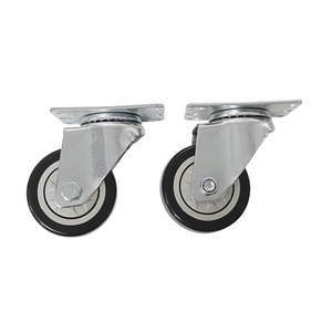 Ánh sáng nặng nhiệm vụ 2 3 4 6 8 inch xoay và cố định Caster với phanh và PVC hoặc PU Polyurethane bánh xe - Product Image 4