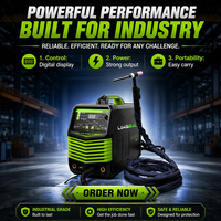 LINGBA Nouvelle soudeuse TIG à inverseur AC/DC 220V, machine à souder électrique professionnelle en aluminium, portable 300A