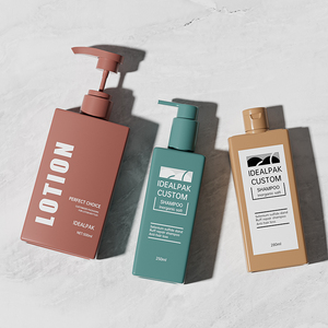 Bán Buôn Hình Vuông 250Ml 280Ml 400Ml 500Ml HDPE Nhựa Chai Dầu Gội Đầu Bao Bì Sang Trọng Mỹ Phẩm Lotion Bơm Chai - Product Image 4