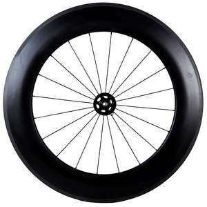Juego de <span class=keywords><strong>Ruedas</strong></span> Personalizables para Bicicleta de <span class=keywords><strong>Carretera</strong></span> 700C, Llanta de Fibra de <span class=keywords><strong>Carbono</strong></span> de 88 mm con Frenos V, Juego de <span class=keywords><strong>Ruedas</strong></span> Tubulares/Tubeless 3K - Product Image 3