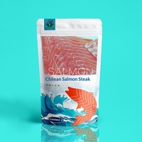 Nourriture pour bébés surgelée et déshydratée personnalisable en sachet autoportant, aux fruits de mer composés : Grouille jaune, crevettes grillées, poisson mandarin piquant
