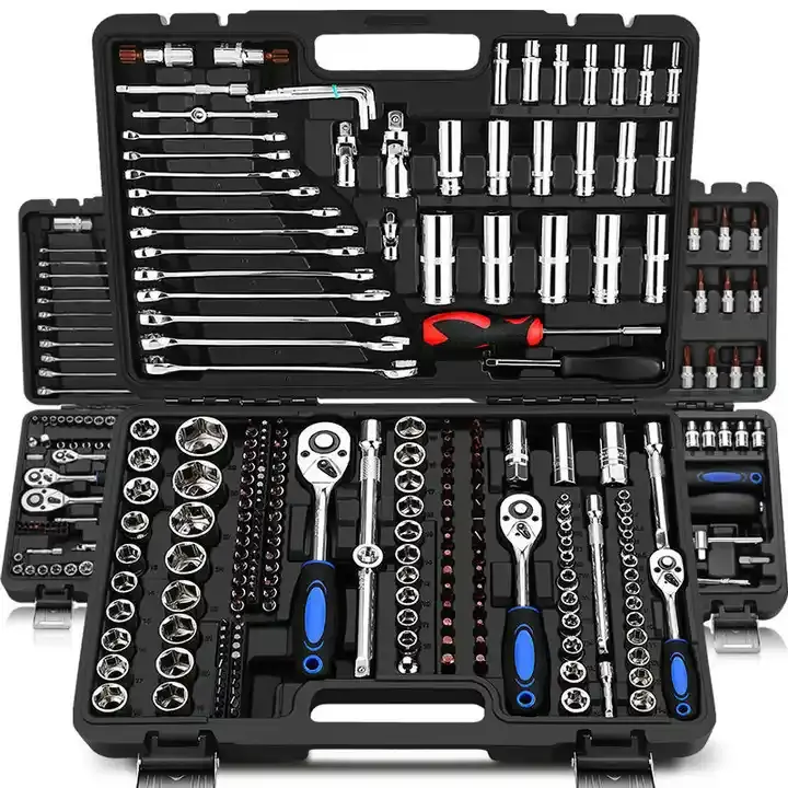 Auto Reparatie Doos 216 Pcs Gereedschapset Set Monteur Automotive Sets Voor Auto Motorfiets Gereedschap Kit