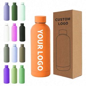 Bouteille d'eau isotherme multicolore en gros, populaire, en acier inoxydable, avec logo personnalisé imprimé - Product Image 6