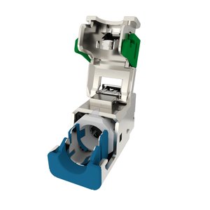 Sản phẩm mới <span class=keywords><strong>RJ45</strong></span> STP <span class=keywords><strong>CAT5e</strong></span>/Cat6/cat6A 8P8C 180 độ toolless Ethernet mạng thông tin Modular <span class=keywords><strong>Keystone</strong></span> <span class=keywords><strong>jack</strong></span> - Product Image 2