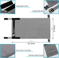 Lit d'enfant écologique personnalisé, pliable et portable, essentiel pour les voyages en avion, repose-pieds inclus