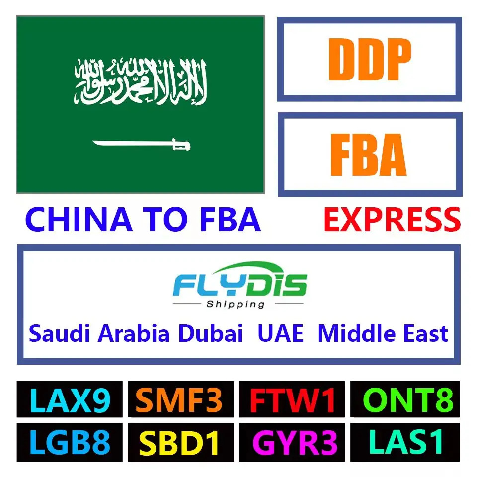 Agente de transporte al mejor precio DDU DDP China a Arabia Saudita