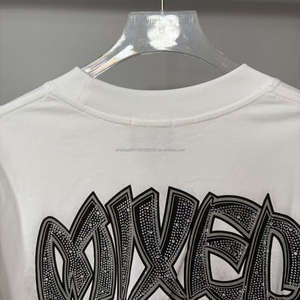 Hochwertige Schwere 100% Baumwolle Mixed Emotions Retro Lose Hot Brick Graffiti Bedruckter Langarm Vintage Hoodie für Männer - Product Image 5