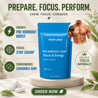 SPL OEM Vitamine Pré-Entraînement Chewing-gum Créatine Supplément Énergétique Sportif Chewing-gum Énergétique Pré-Entraînement