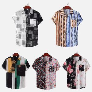 Camisa <span class=keywords><strong>de</strong></span> flores para hombre Chemise <span class=keywords><strong>Fleurie</strong></span> Homme Et Le Plus Beau Chemise Hawaiienne, camisa <span class=keywords><strong>de</strong></span> gran tamaño con botones, camisa <span class=keywords><strong>de</strong></span> playa por sublimación para hombre - Product Image 3