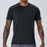 T-shirt Athlétique Décontracté Respirant à Manches Courtes, Coupe Ample, Personnalisable avec Logo, Nouveau Modèle, Vente en Gros