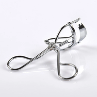 Recourbe-cils professionnel compact et portable, argenté, pour un coiffage rapide des cils, outils de maquillage cosmétiques, accessoires en silicone pour femmes