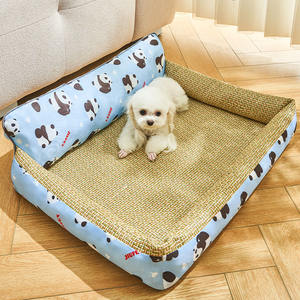 ที่นอนสัตว์เลี้ยงผ้าคลาสสิกเป็นมิตรต่อสิ่งแวดล้อมใหม่บ้านสุนัขสำหรับฤดูร้อนเตียงโซฟาสำหรับสัตว์เลี้ยงสี่ฤดู - Product Image 2