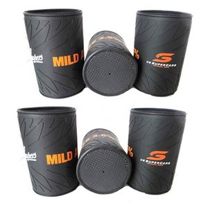 Custom 12OZ Beer Can Cooler Tire Design Neoprene Thermal Stubby Holder with Rubber Tyre Stubbies - Product Image 6