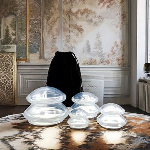 Kit de ventouses en silicone personnalisable OEM pour thérapie anti-cellulite, ventouses à aspiration pour le <span class=keywords><strong>corps</strong></span> et le visage, produit de <span class=keywords><strong>massage</strong></span> - Product Image 3