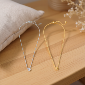 Collana con Ciondolo Vergine in Acciaio Inossidabile, 12 Pezzi, Tonalità Oro e Argento, Acero 6-6 - Product Image 3