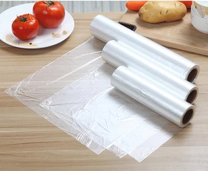Customizable Supermarket PE Transparent Biodegradable Roll <b>Bag</b> Low MOQ Plastic Gusset <b>Bag</b> Heat Seal for Vegetables <b>Packing</b> - Product Image 3