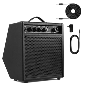 Haut-parleur pour batterie électronique 25W, amplificateur portable Bluetooth pour batterie, clavier et guitares en bois - Product Image 1