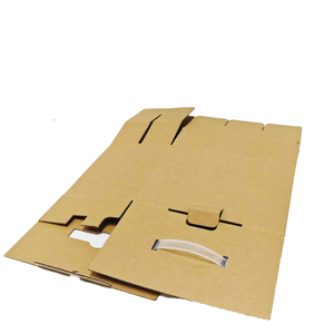 Caja de Envío de Cartón Corrugado Rígido Reciclado Ecológico Personalizado con Asa para Vodka, Tequila, Whisky, Refrescos y Bebidas Energéticas - Product Image 3