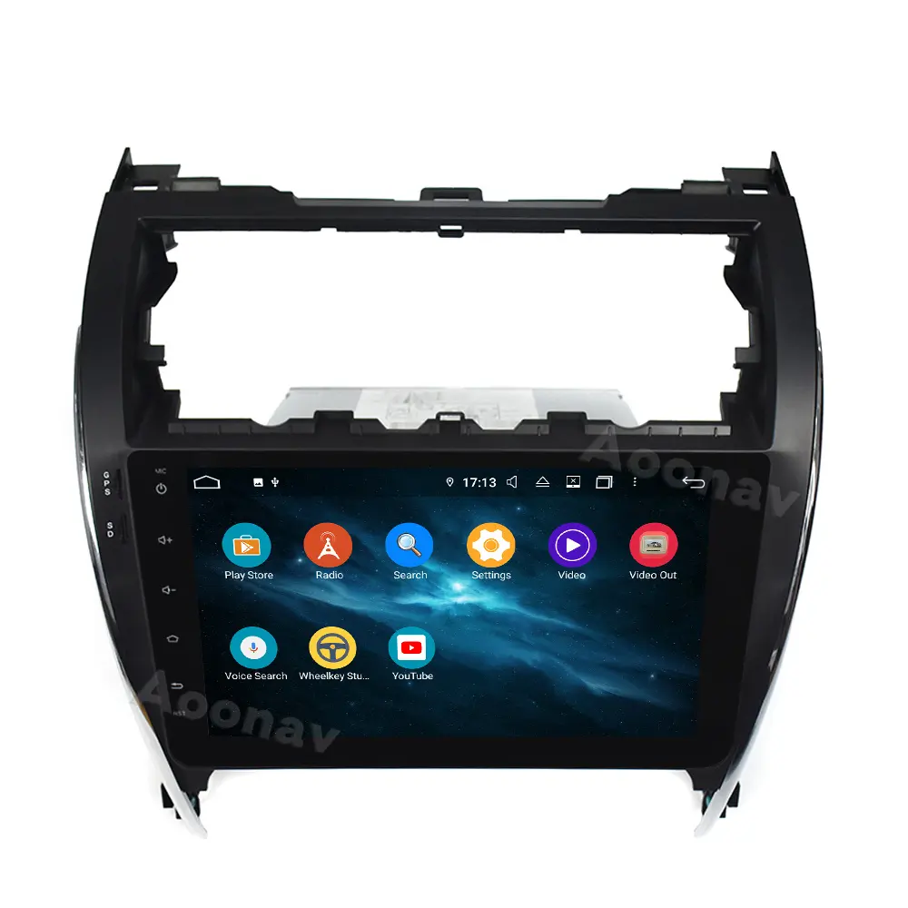 10.2 HD Scree Mobil Android 10.0 Radio untuk Toyota Camry GPS 2012 2013 2014 Amerika Serikat & Timur Tengah Versi BT5.0 DSP Carplay